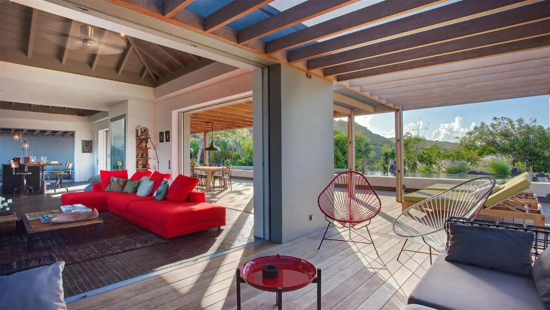 Tranquil Villa With Alfresco Dining Space Gustavia